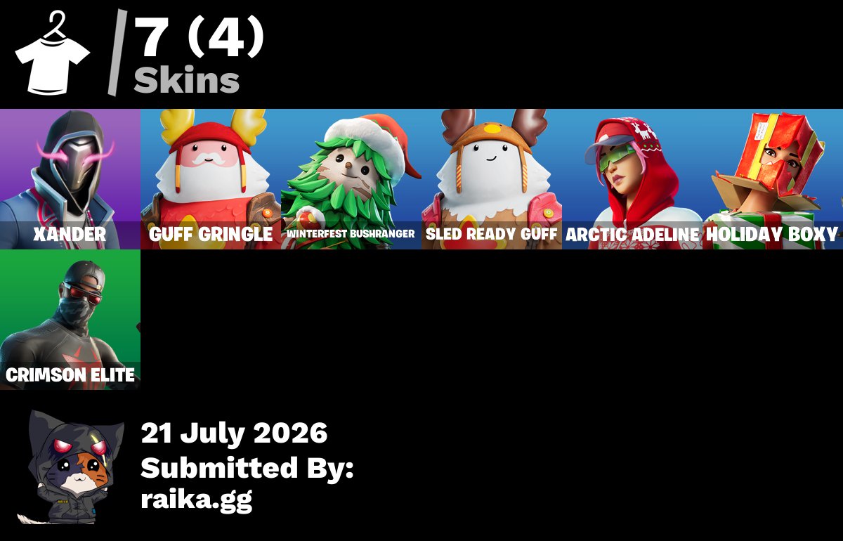 7 SKINS  XANDER  ARCTIC ADELINE  SLED READY GUFF  HOLIDAY BOXY  WINTERFEST BUSHRANGER - Imgur.jpg